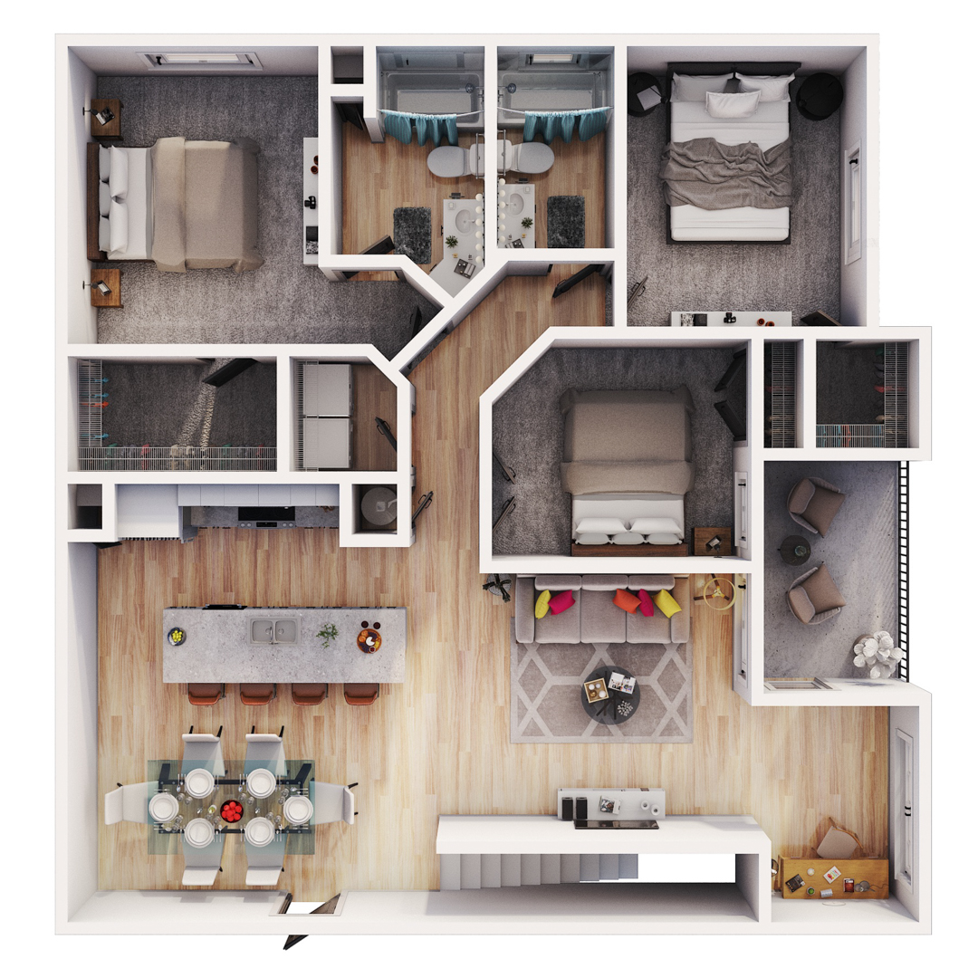 C2B floor plan