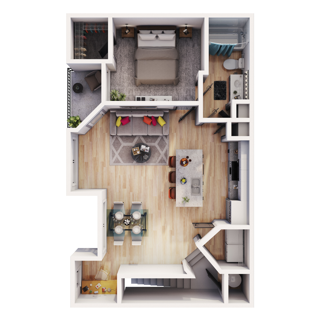 A1D floor plan