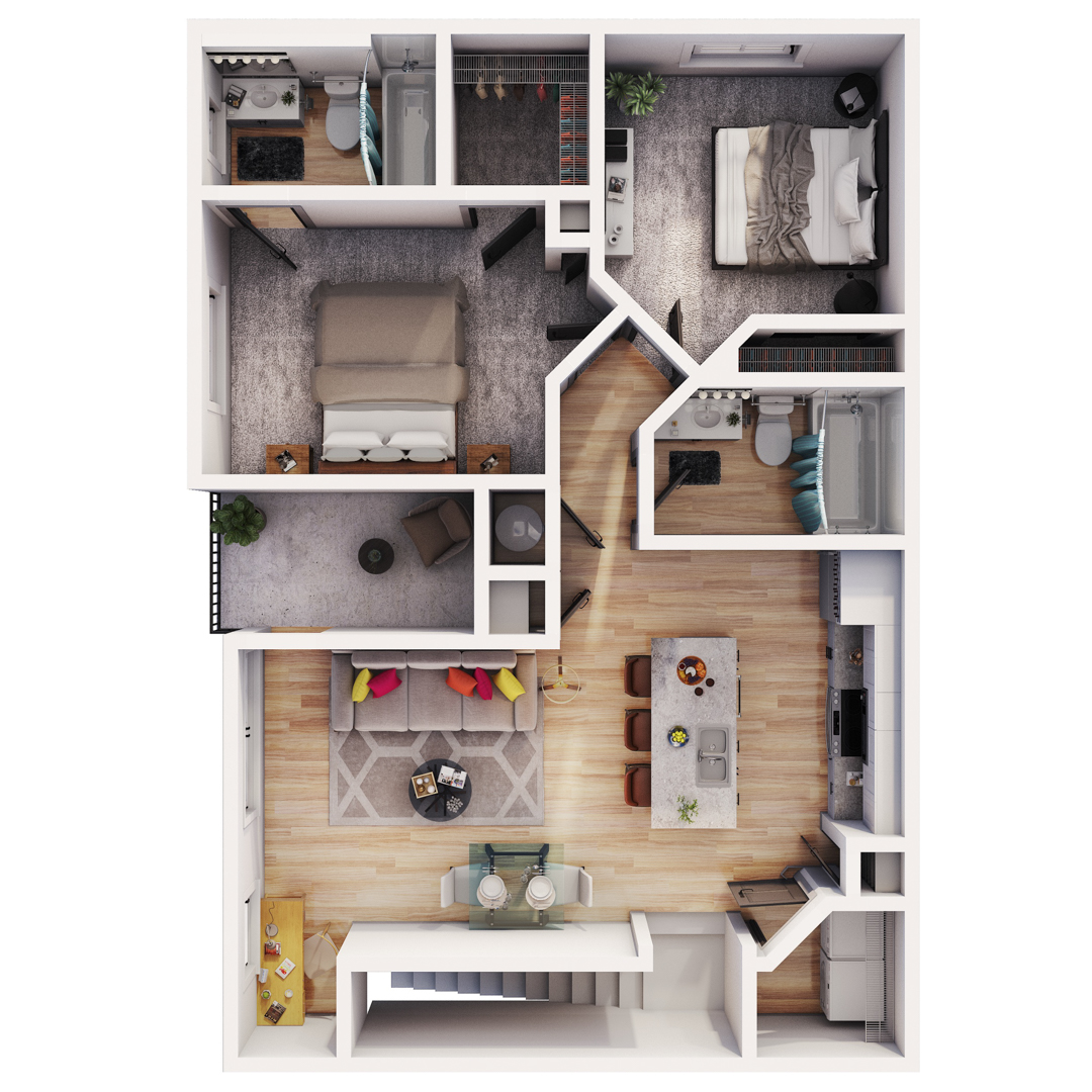 B2B floor plan