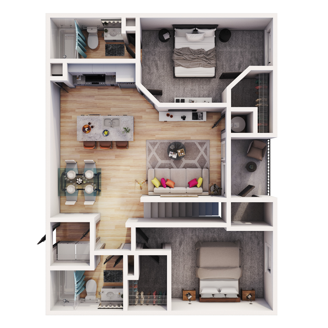 B2D floor plan