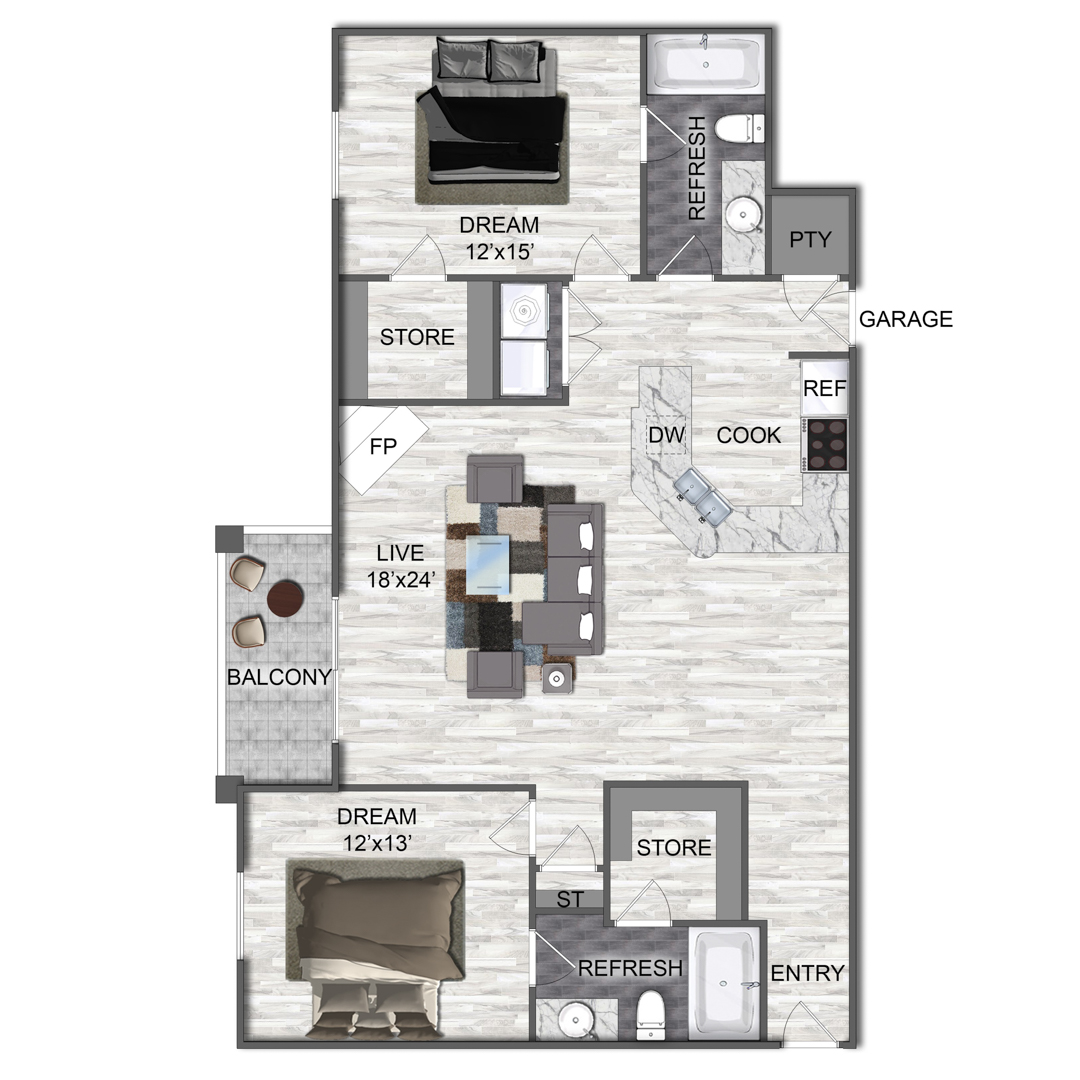 B5G floor plan