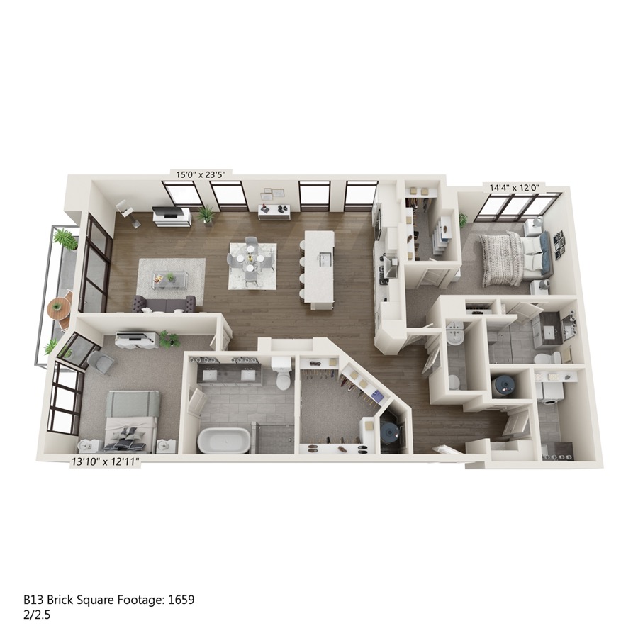 Brick 1659 floor plan
