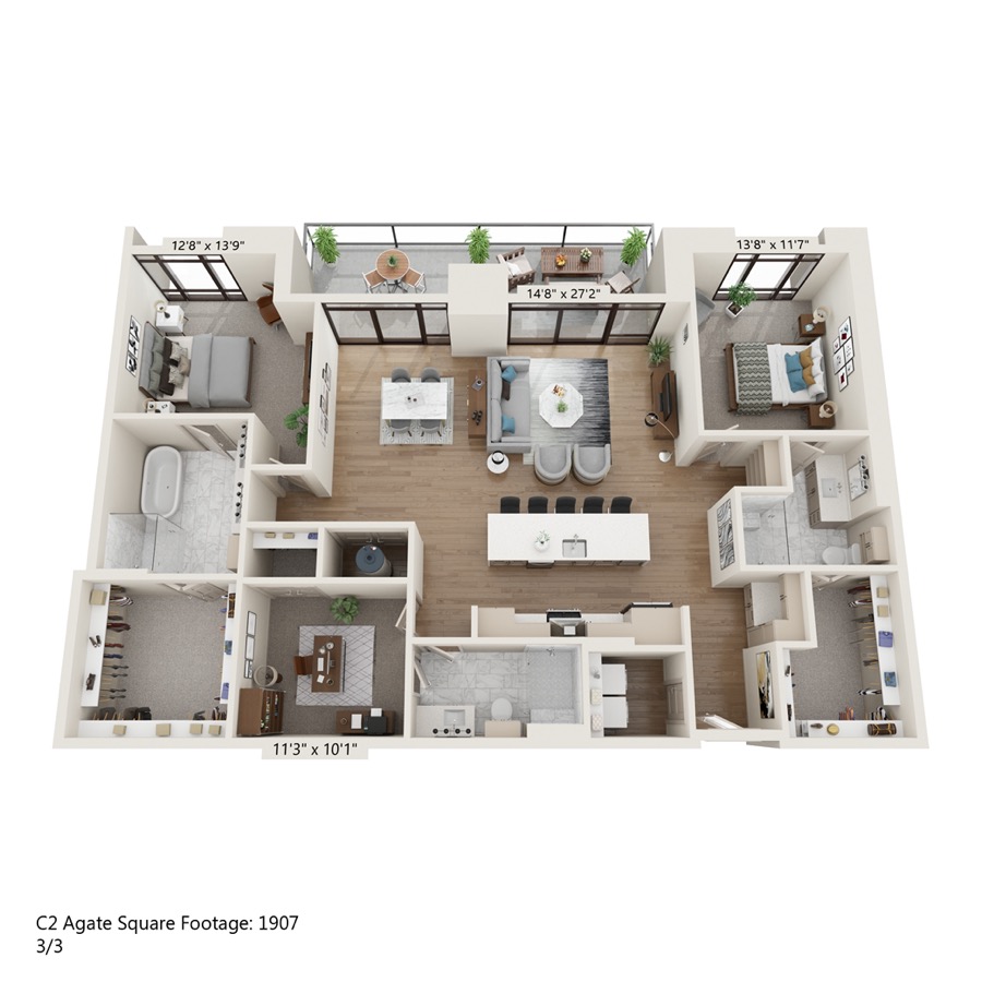 Agate 1907 floor plan