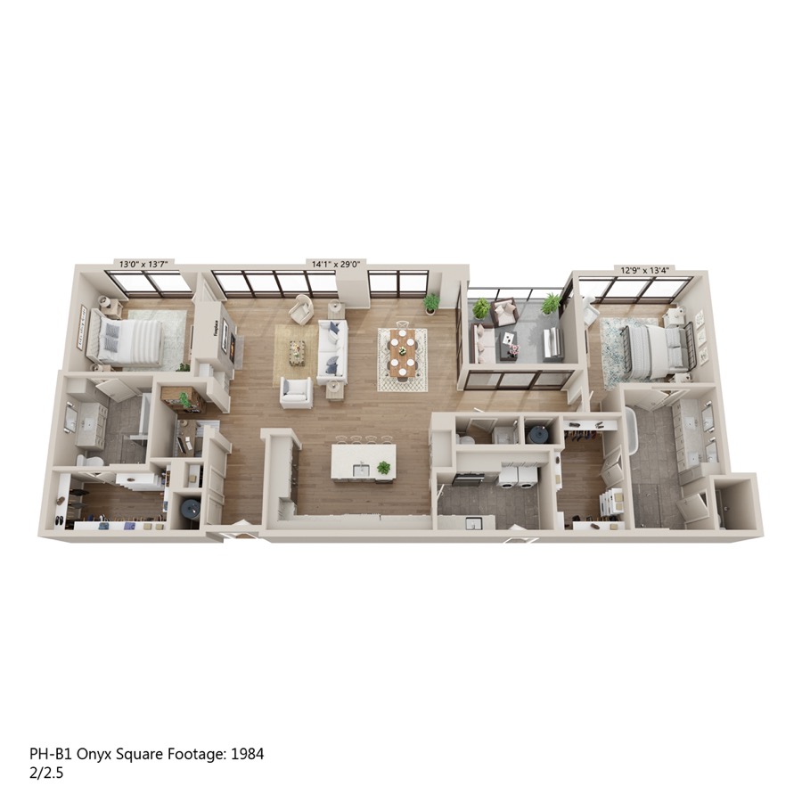 Onyx 1984 floor plan