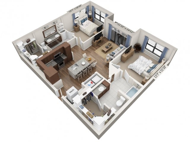 Opus floor plan