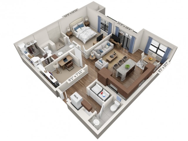 Vibrato floor plan