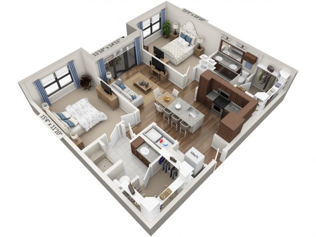 Exposition floor plan