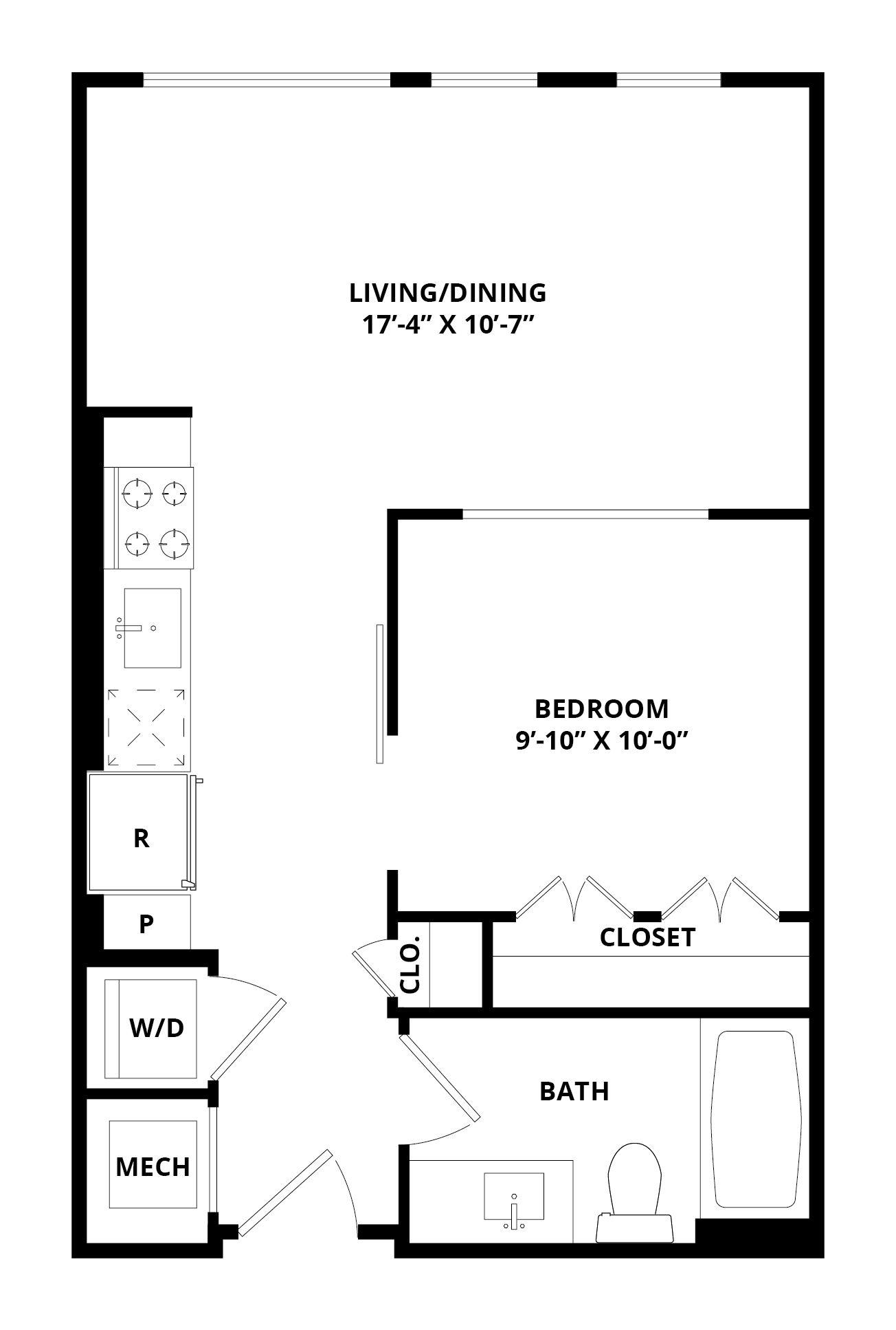 Studio-FitzgeraldA floor plan