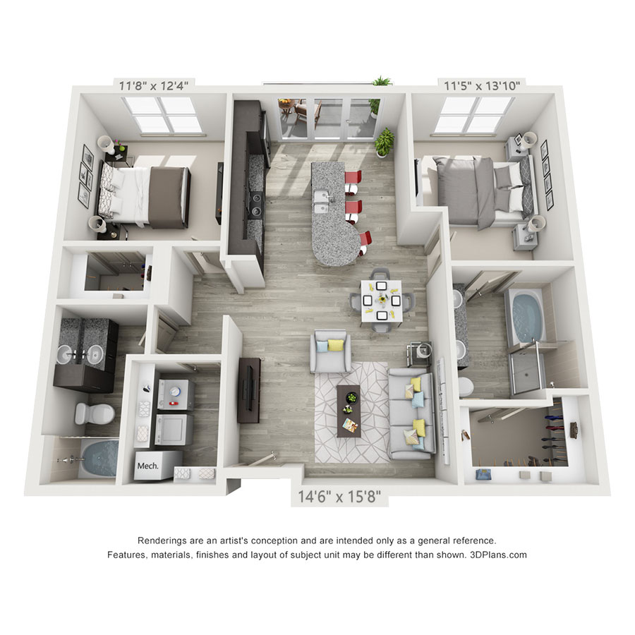 B2 floor plan