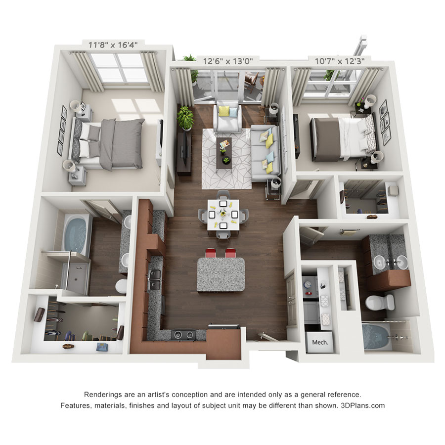 B1a floor plan