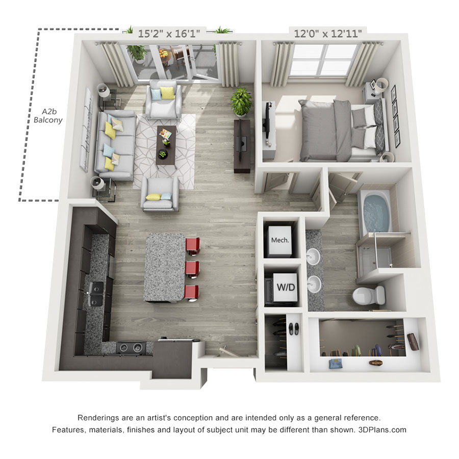 A2 floor plan