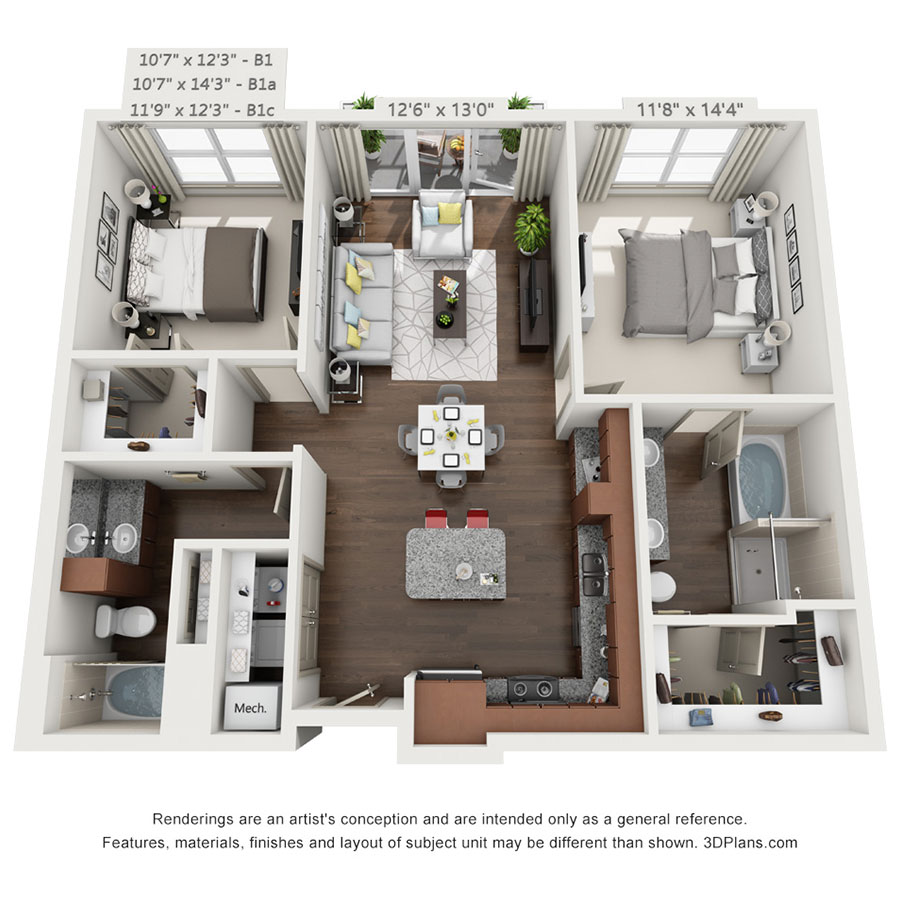 B1 floor plan