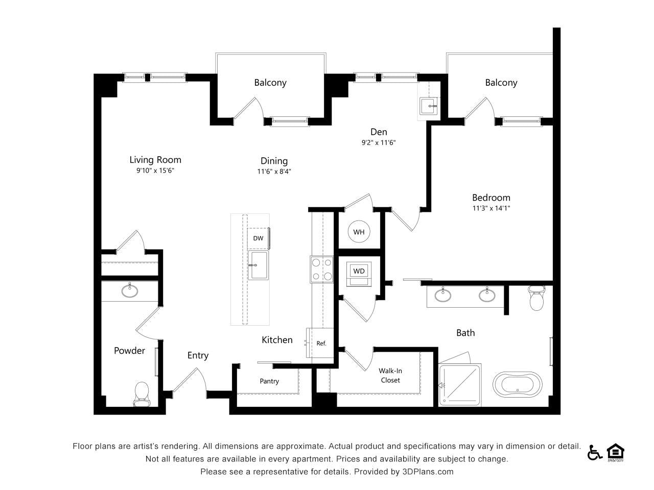 F1 floor plan