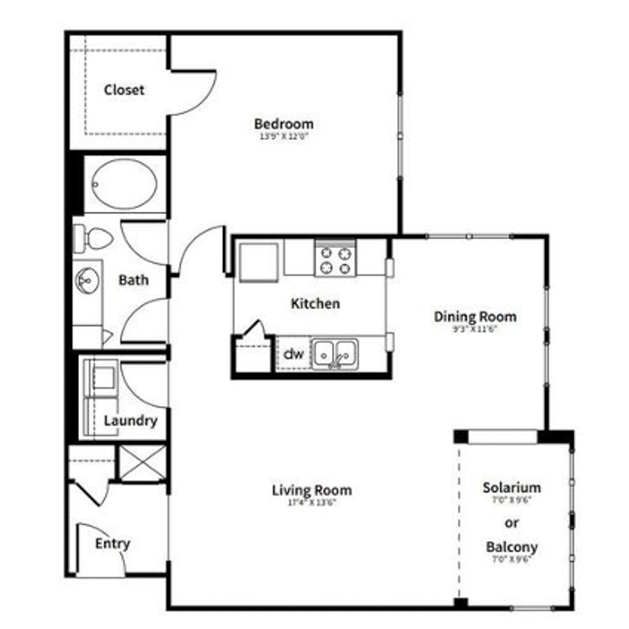 A2 floor plan