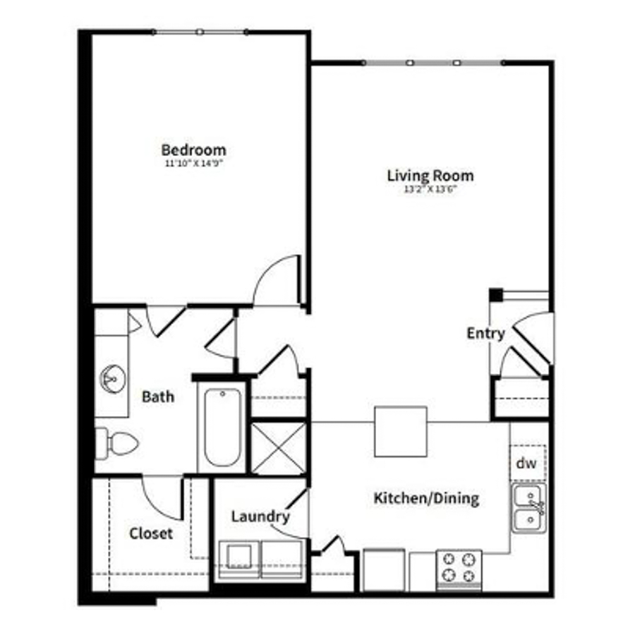A1 floor plan