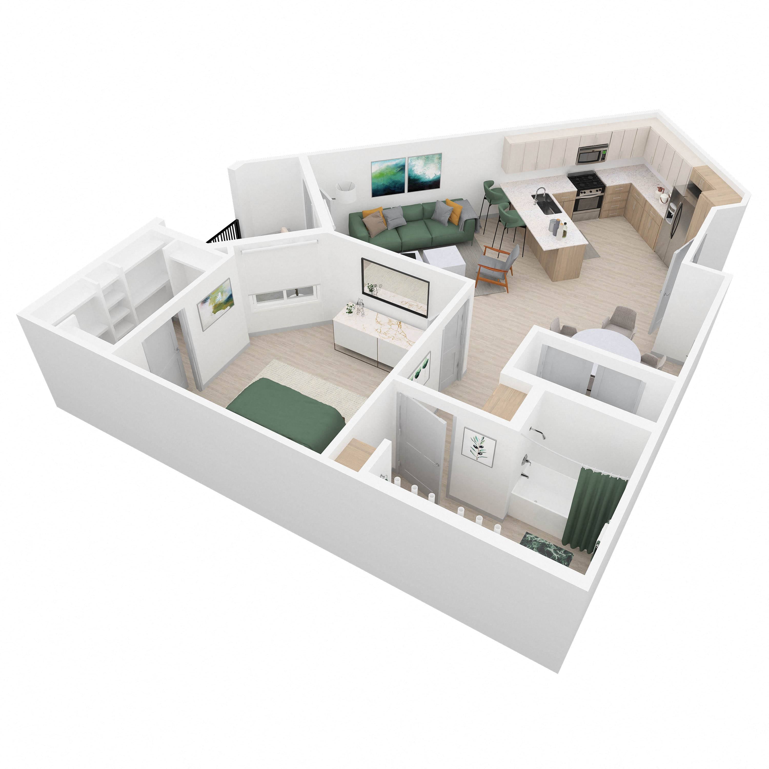 A2 floor plan