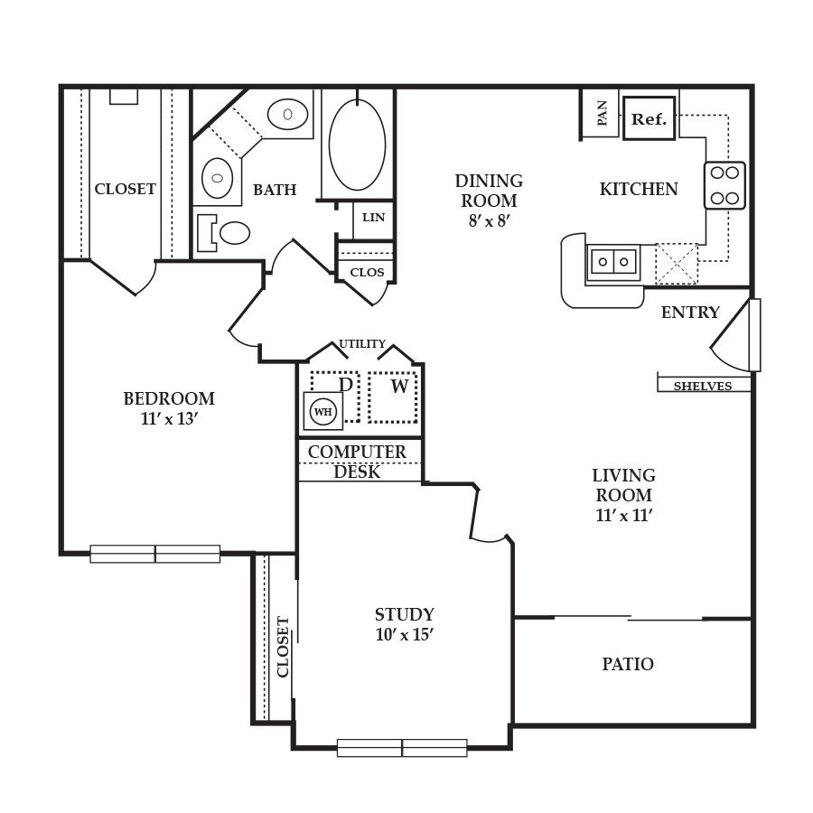 C floor plan