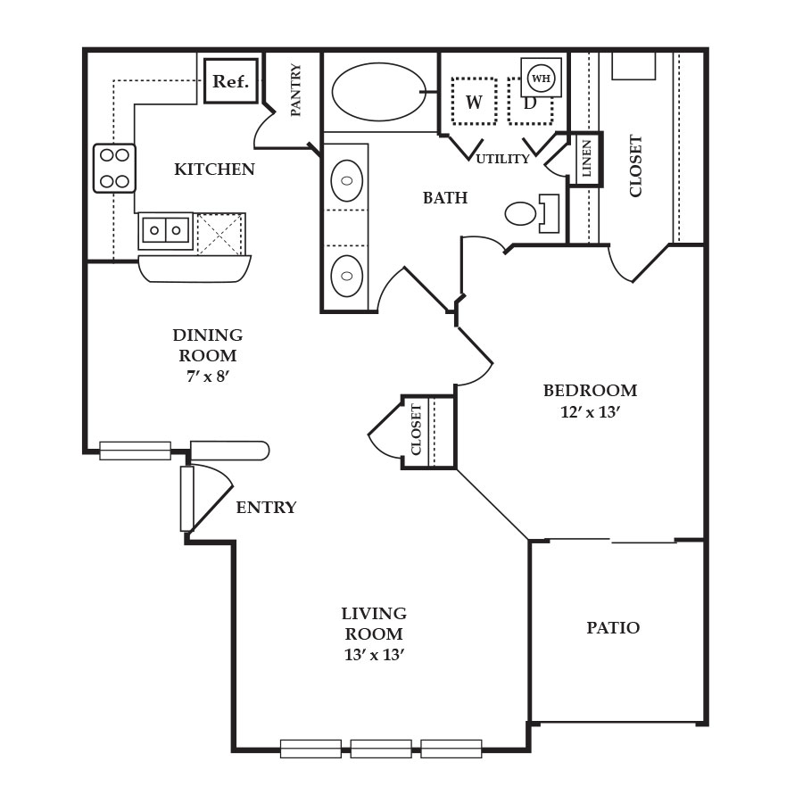 B floor plan