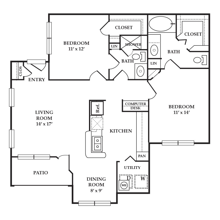 D floor plan
