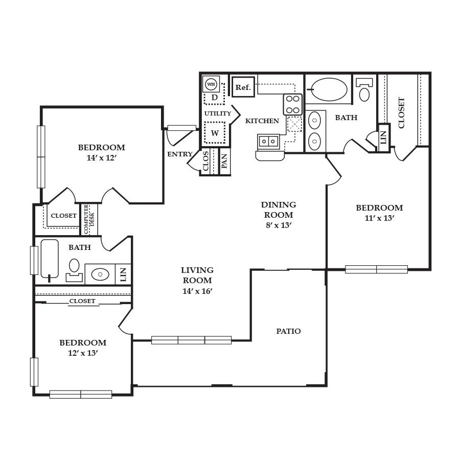 F2 floor plan