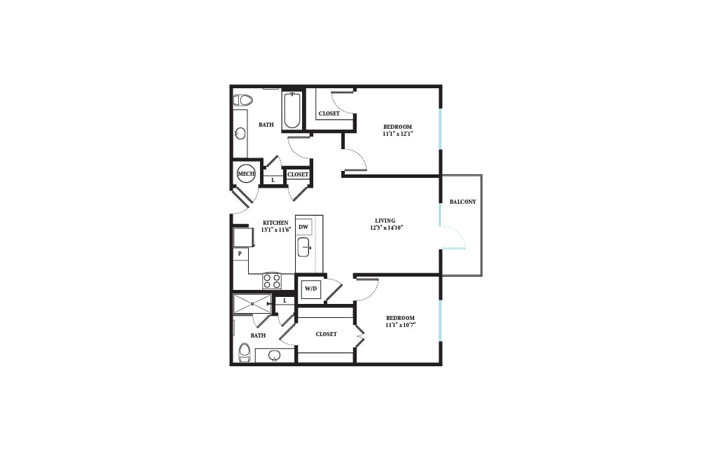 Claro floor plan