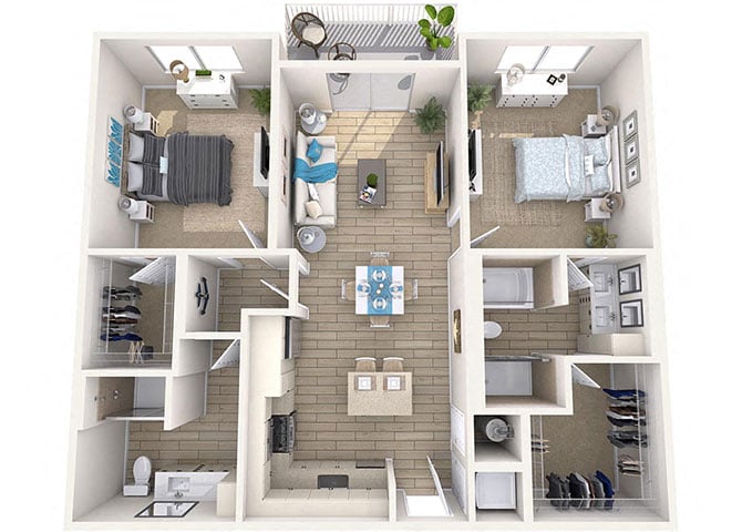 Ocean floor plan