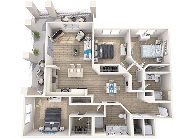 Coral floor plan