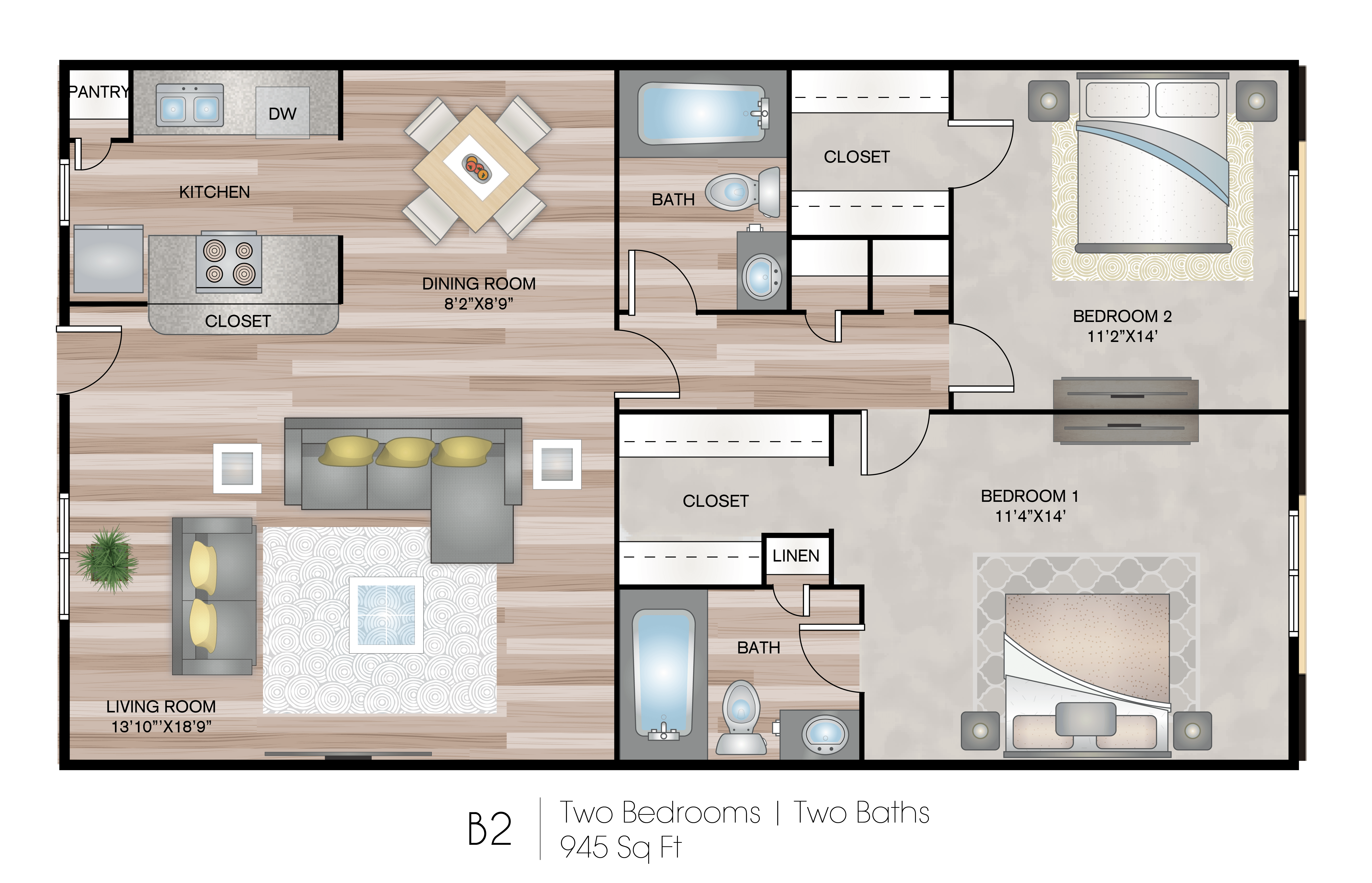 B2R floor plan