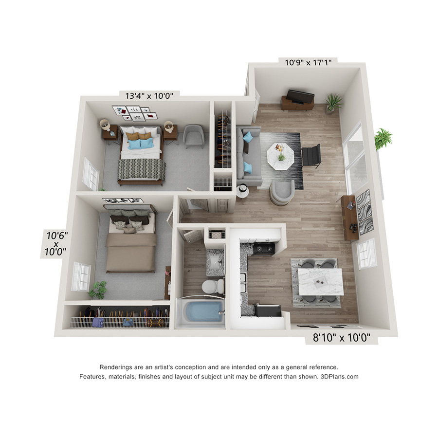 2B floor plan
