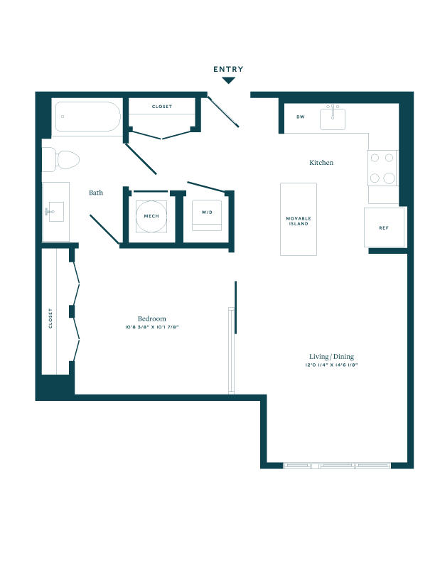 A2 floor plan