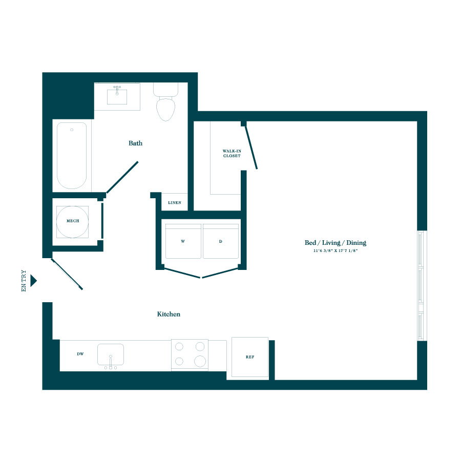 E01 Type A floor plan