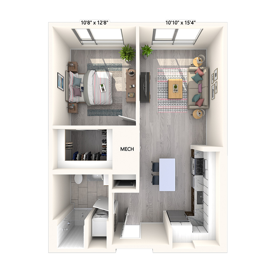 W-B15(A) floor plan