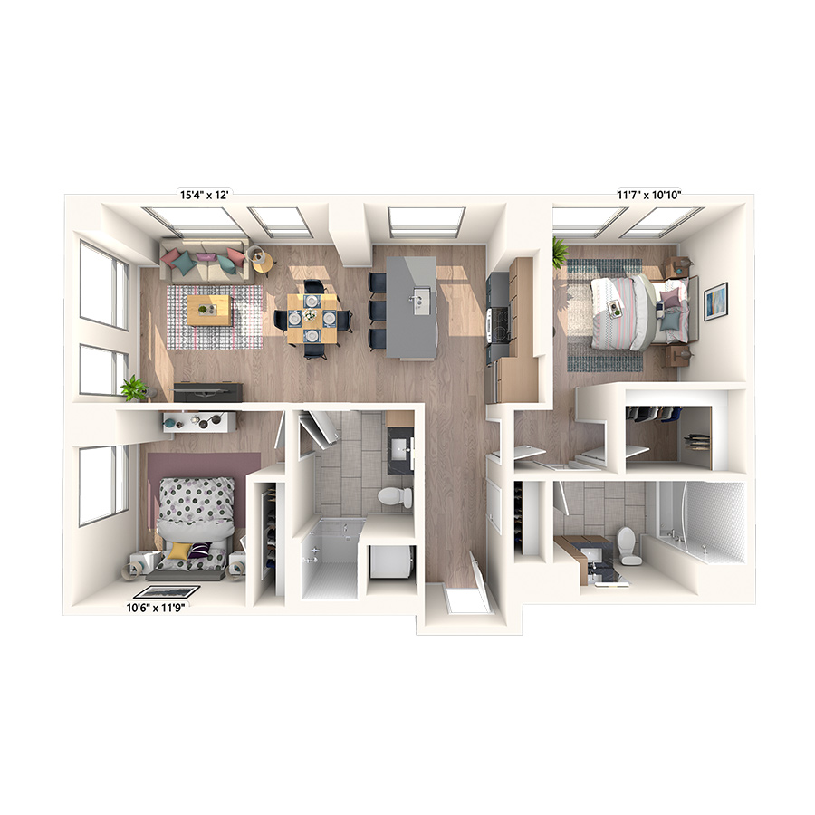 T-D1 floor plan
