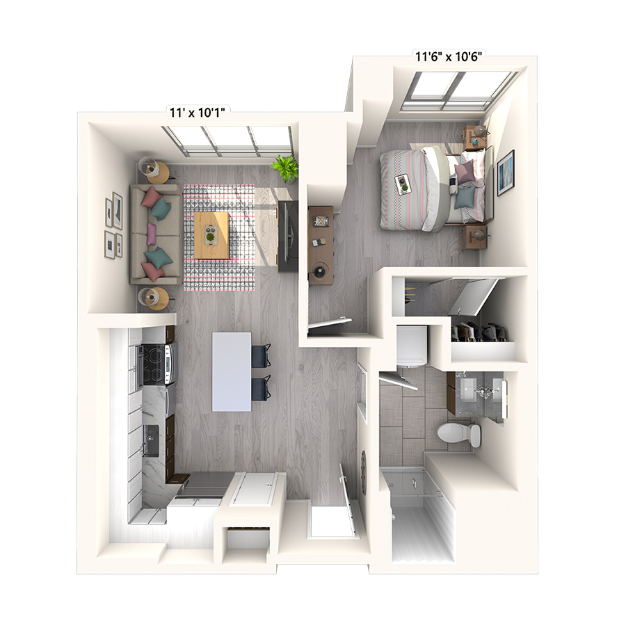 T-B1AFF floor plan