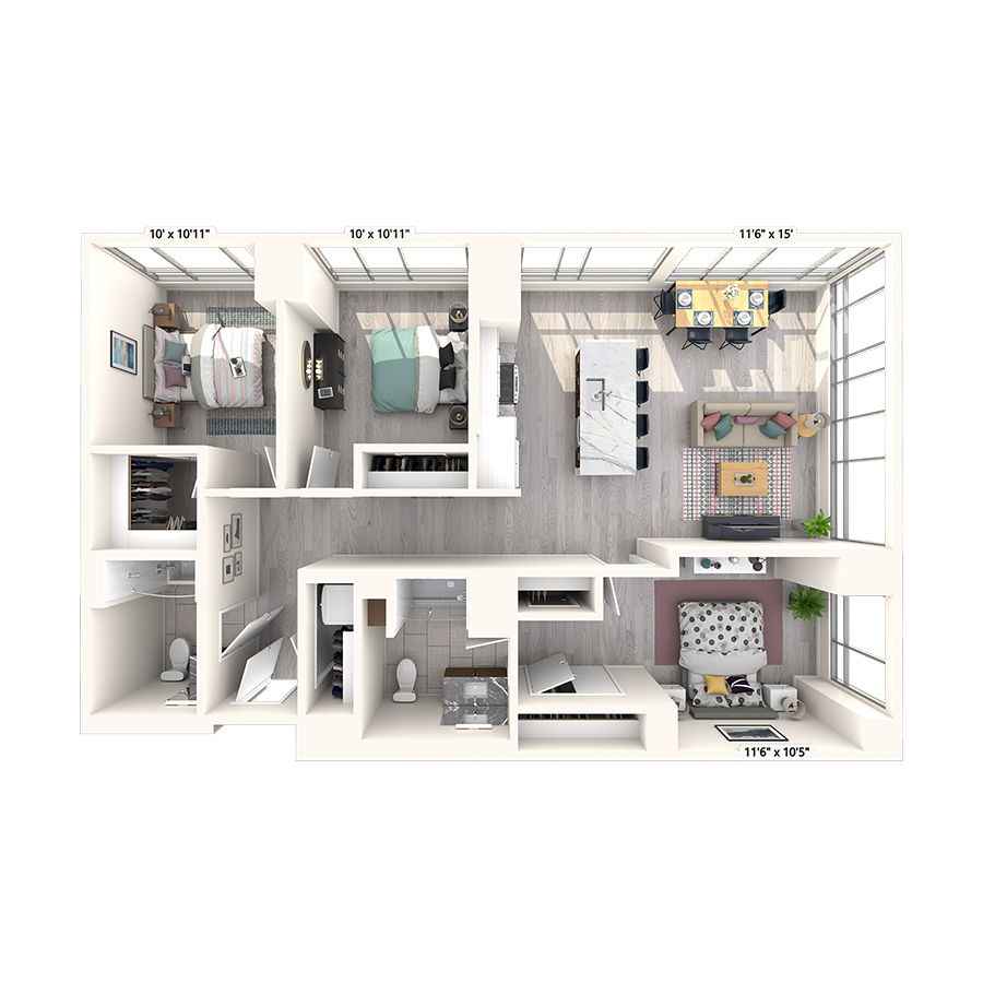 T-F1 floor plan