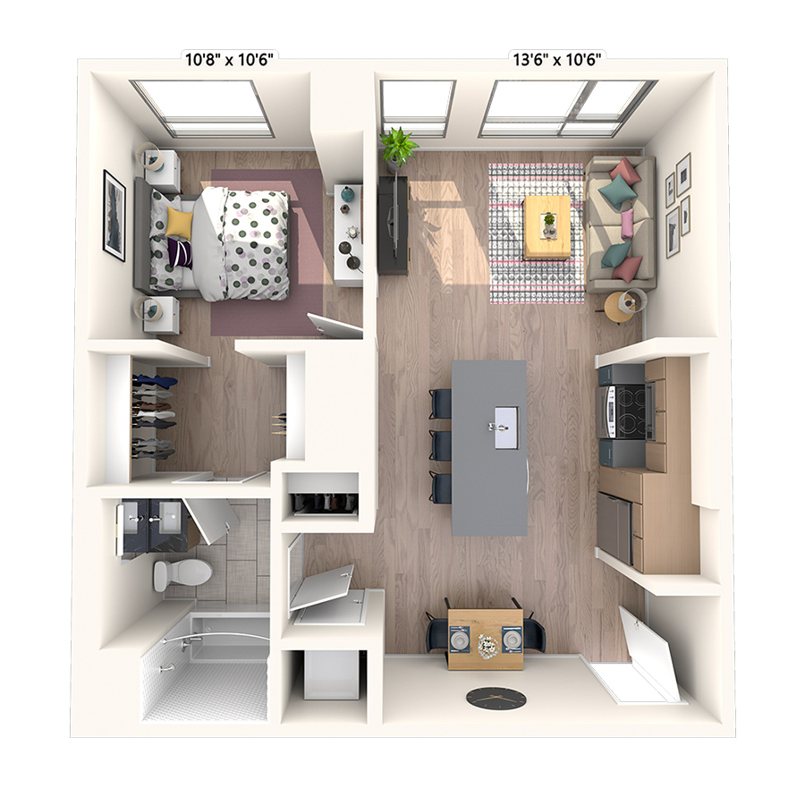 T-B1 floor plan