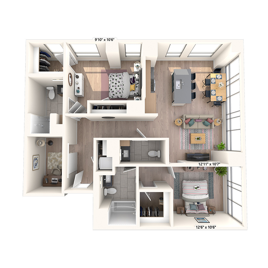 T-D7 floor plan