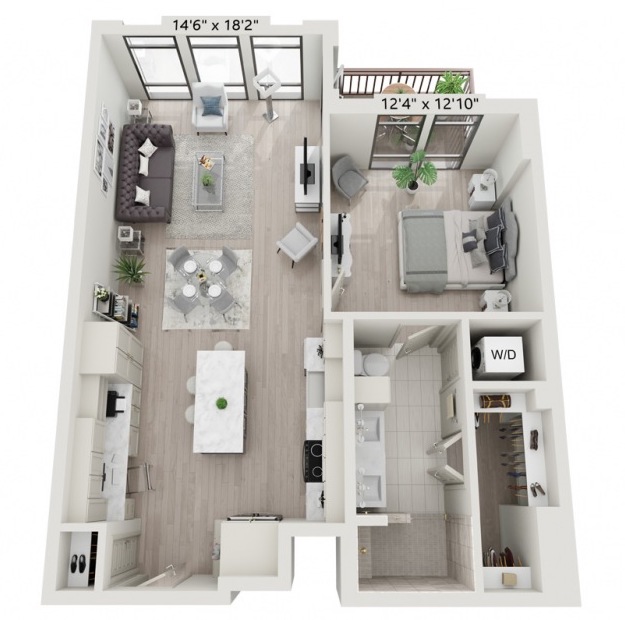 A2.1 floor plan