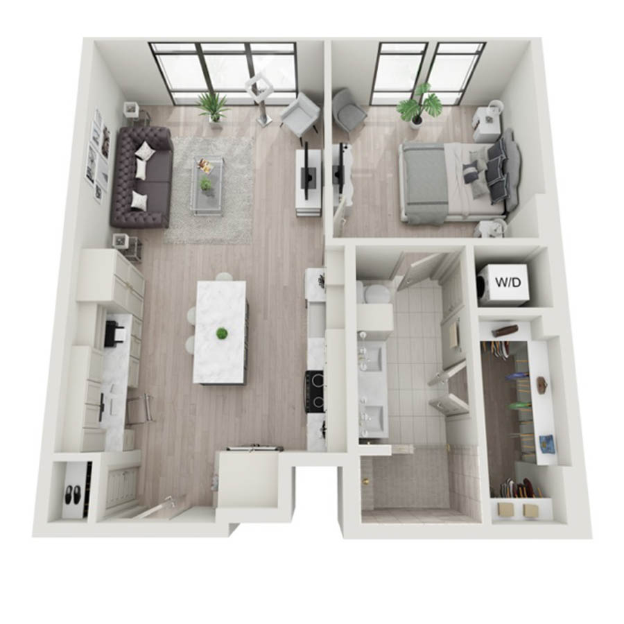 A2 floor plan