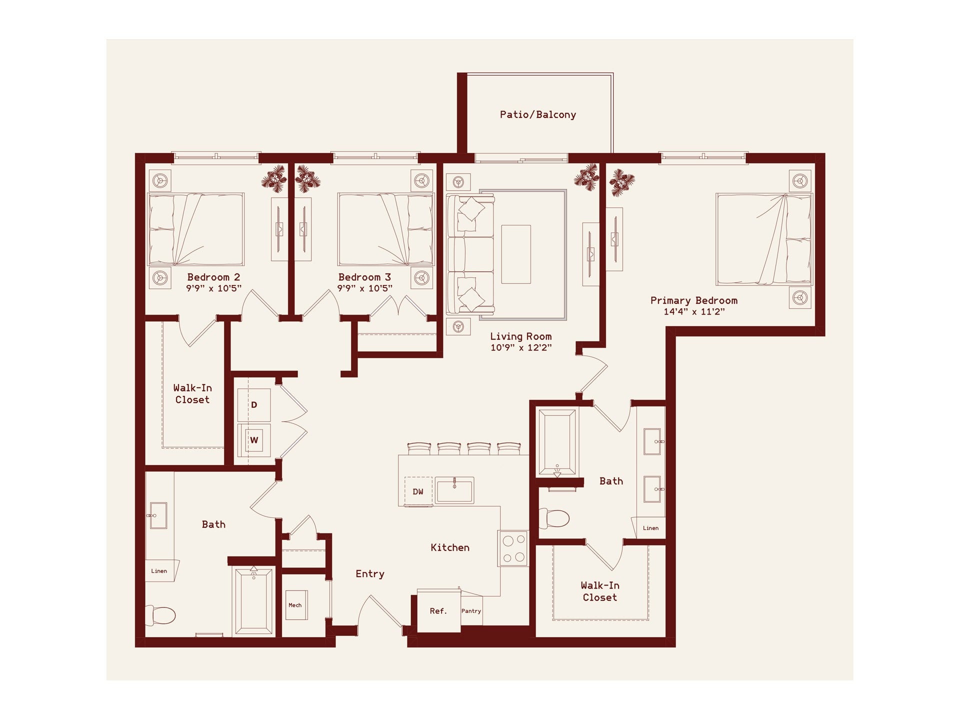 Bridges floor plan