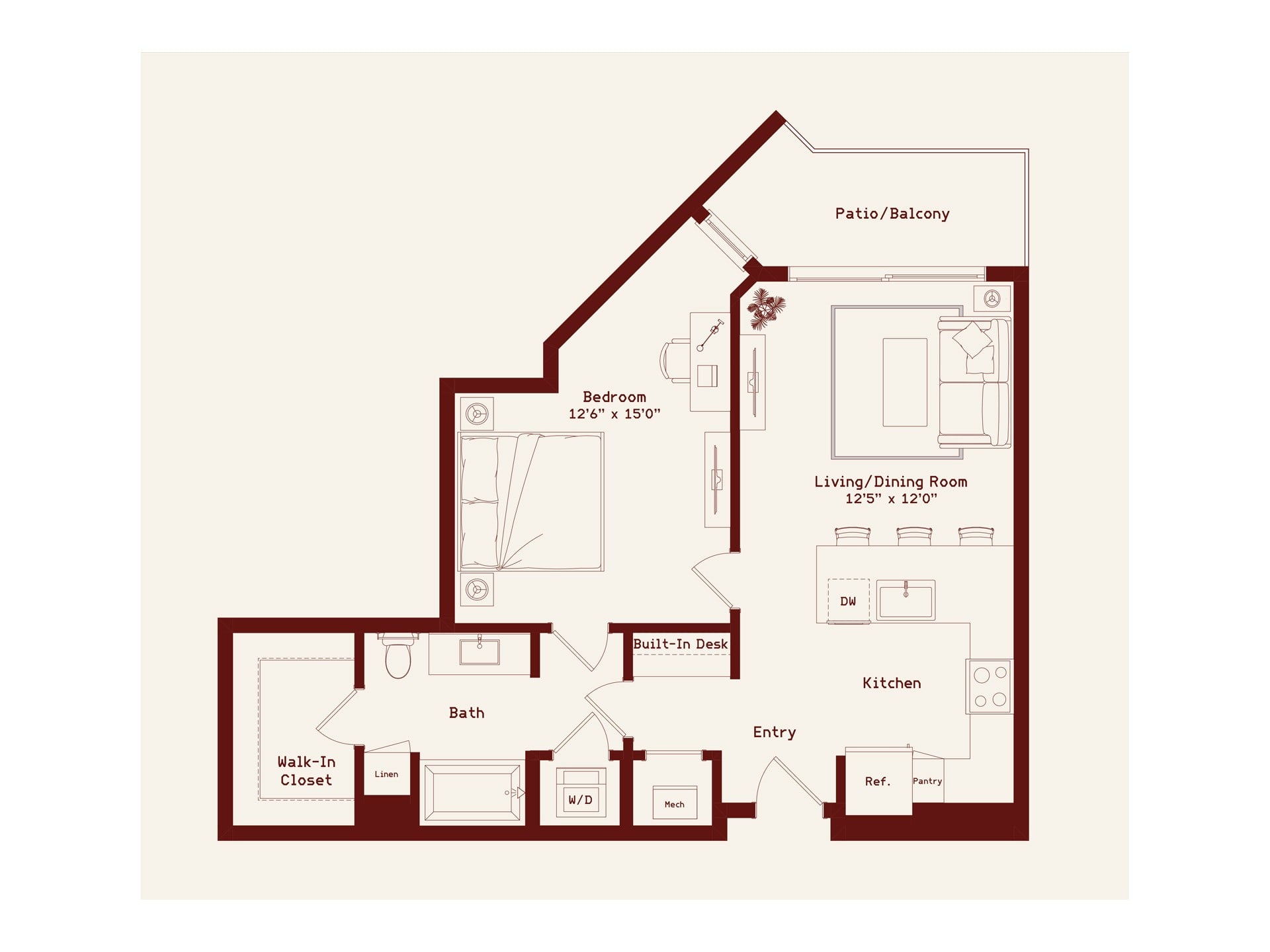 Butler floor plan