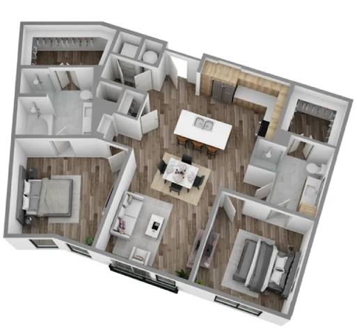 H floor plan