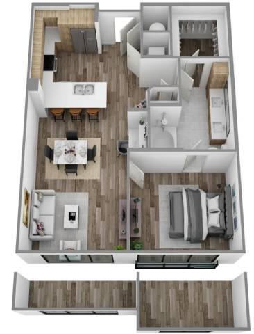 D floor plan