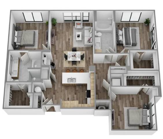 L floor plan