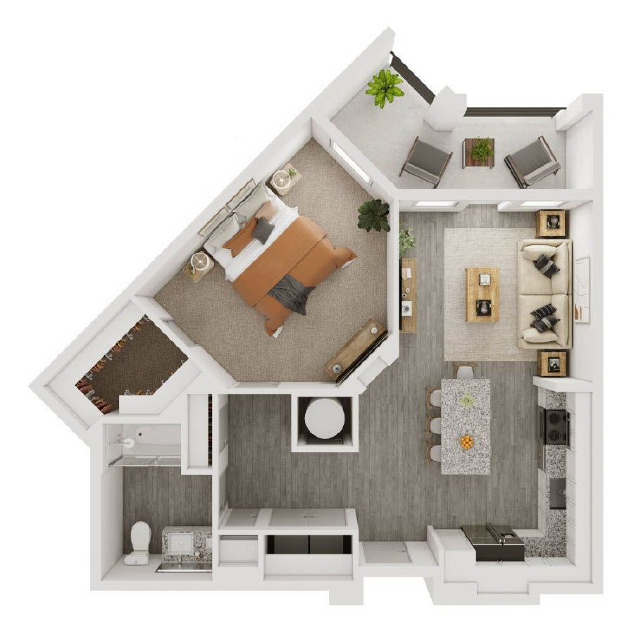 A2 floor plan