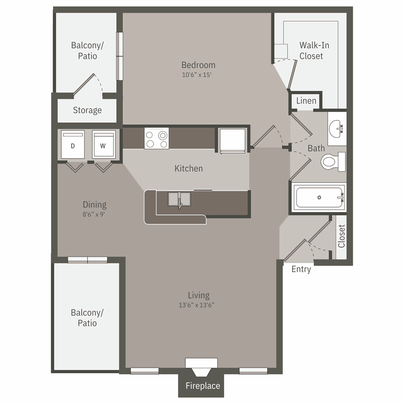 A2 floor plan