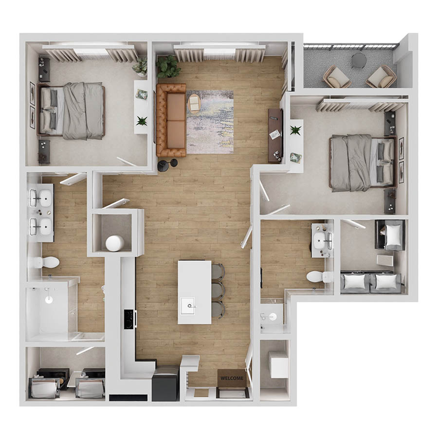 B2 floor plan