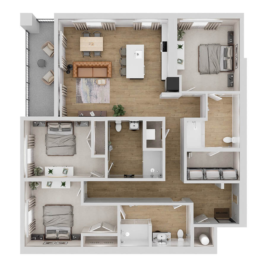 C1 floor plan
