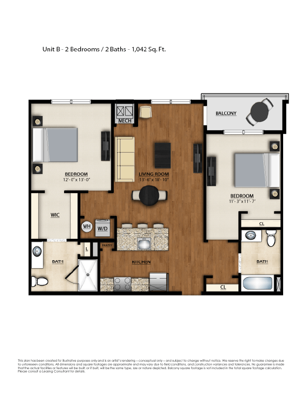 B floor plan