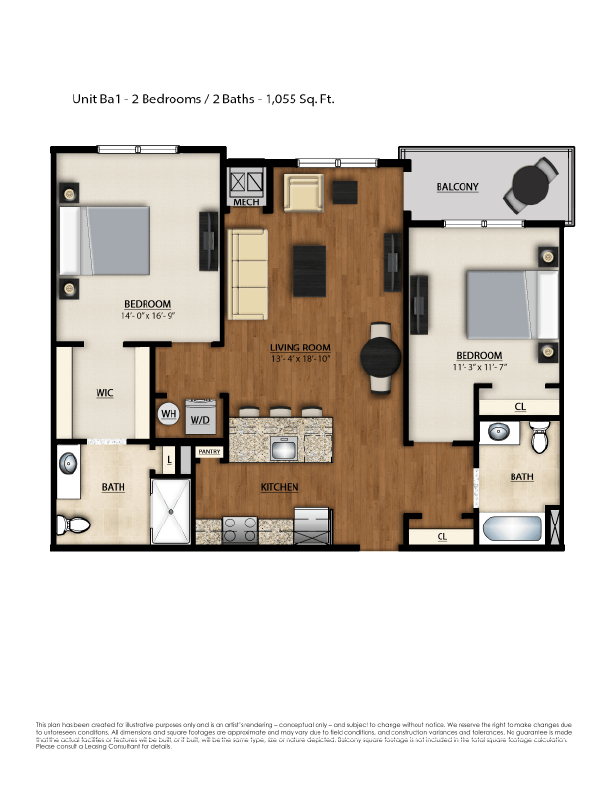 BA1 floor plan